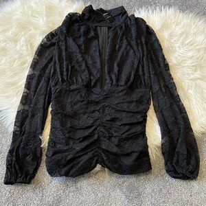 Bebe Long Sleeve Blouse